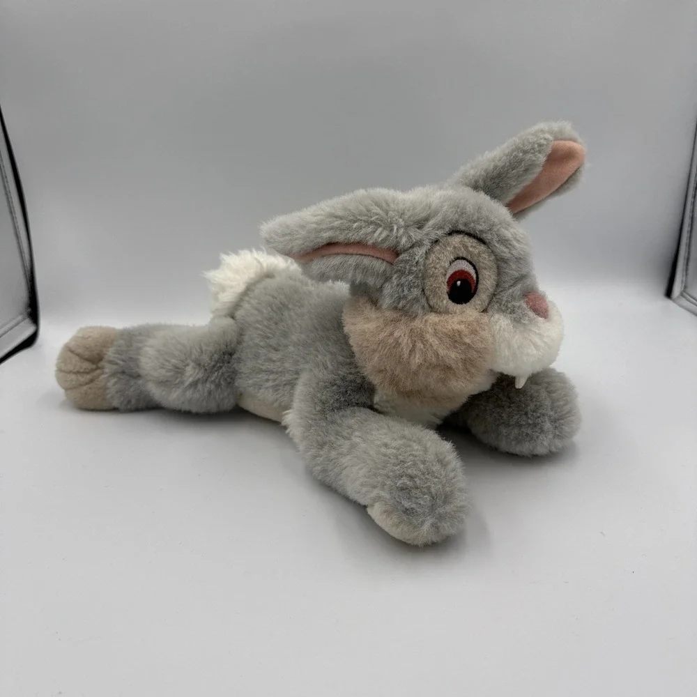 RARE Vintage Disney Store Exclusive Bambi Thumper Soft Plush Toy 11